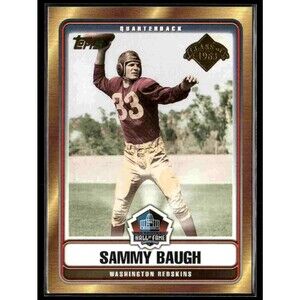 Sammy Baugh 2006 Topps #HOFT-SB Hall of Fame Tribute Washington Redskins